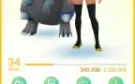 Conta pokémon: level 34, team instinct