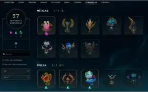 Conta de League of Legends (623 Skins)