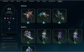 Conta de League of Legends (623 Skins)