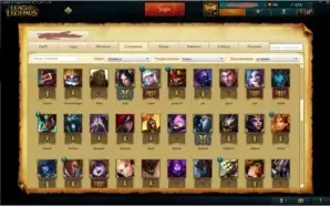 Vendo conta League of Legends Ouro 5 119 Campeões, 50 skins