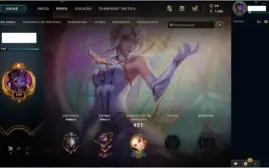 Conta League of Legends - Unranked - 221 Skins