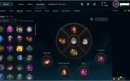 Conta League of Legends - Unranked - 221 Skins