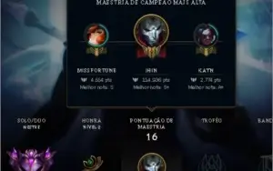 CONTA MESTRE LEAGUE OF LEGENDS com 31k de ip