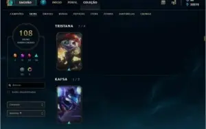 Conta League of Legends - Diamante 5