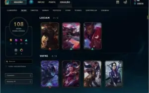 Conta League of Legends - Diamante 5