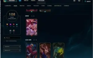 Conta League of Legends - Diamante 5