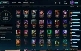 CONTA LOL OURO 3 MMR ALTO.