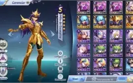 Saint Seiya Awakening lvl 40 ACC Boa com gold e diamantes!