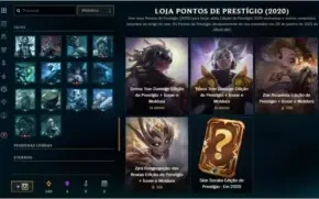 Conta Plat 4 - 162 Skins