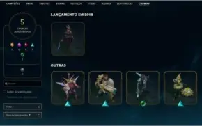 Conta Plat 4 - 162 Skins