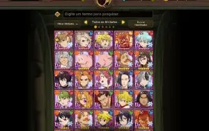 Conta Seven Deadly Sins: Grand Cross 7Ds