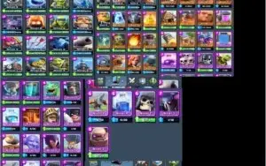 Clash Royale Arena 10 (3150) com  8 lendarias. Xp10
