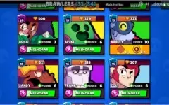 Conta Brawl Stars - 33/34 Brawlers