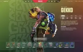 Conta valorant smurf com skins