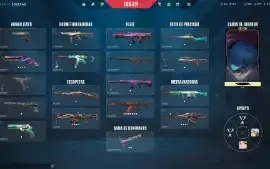 Conta valorant smurf com skins