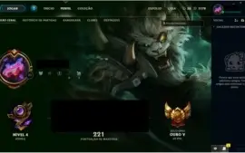 Conta De Lol Gold V