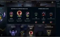 CONTA LOL - D4 - 124 SKINS - 323 LVL