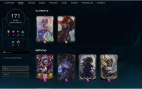 Conta LoL SoloQ Gold III - TFT Plat 4