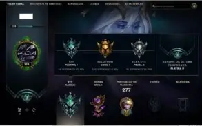 Conta LoL SoloQ Gold III - TFT Plat 4