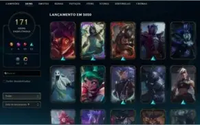 Conta LoL SoloQ Gold III - TFT Plat 4