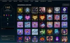 Conta LoL SoloQ Gold III - TFT Plat 4