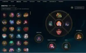 Vendo conta com varias skins