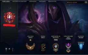Vendo conta com varias skins