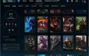 Conta de league of legends D3 COM 52 SKINS DE QUALIDADE