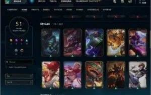 Conta de league of legends D3 COM 52 SKINS DE QUALIDADE