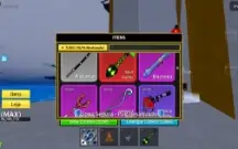 conta blox fruits, lvl max, robux gastos, soul guitar etc