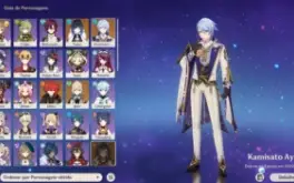 AR 43 Ayato + Maremoto, Yelan, Diluc e jean