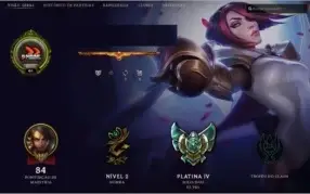 CONTA PLATINA 4! MMR ALTO! WIN RATE BOM!
