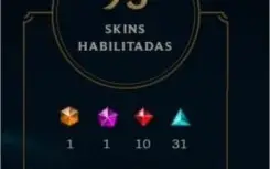 *Conta Main suporte com 95 skins level 315 PLAT 4*