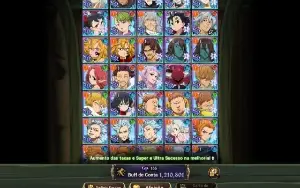 Seven Deadly Sins: Grand Cross- 5700 diamantes+Escanor Light