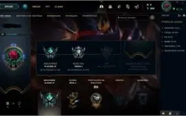 CONTA LEAGUE OF LEGENDS PLATINA BARATA MMR BOM