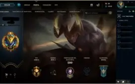 Conta LOL - Level 187, 110 Skins Raras, R$1500 Gasto, Ouro2.