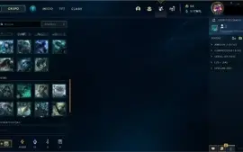 Conta LoL 1390 skins
