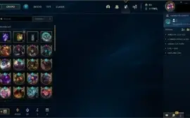 Conta LoL 1390 skins