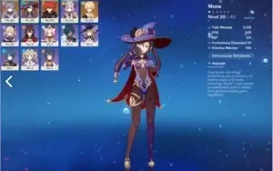 GENSHIN IMPACT - AR 25 - DILUC+ MONA + KEQING