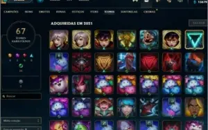 conta lol zed prestigio 4k de rp platina 2