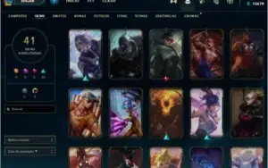 conta lol zed prestigio 4k de rp platina 2