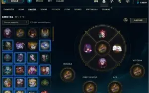 conta lol zed prestigio 4k de rp platina 2