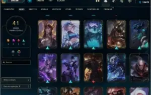 conta lol zed prestigio 4k de rp platina 2