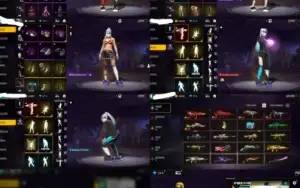 Conta Free Fire focado feminino