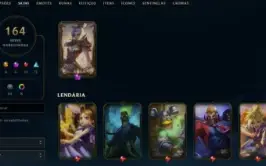 Conta League of Legends Full Acesso - 131 Champs e 164 Skins