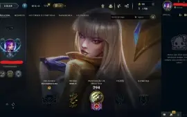 Conta League of Legends Full Acesso - 131 Champs e 164 Skins