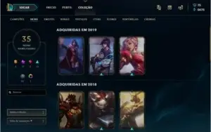 CONTA DE LOL