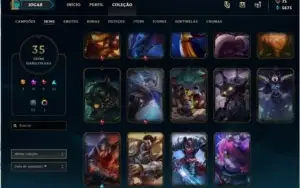 CONTA DE LOL