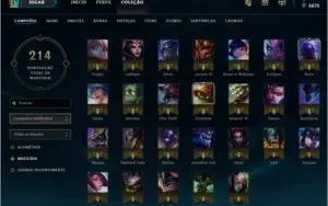 CONTA DE LOL