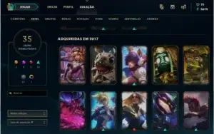 CONTA DE LOL